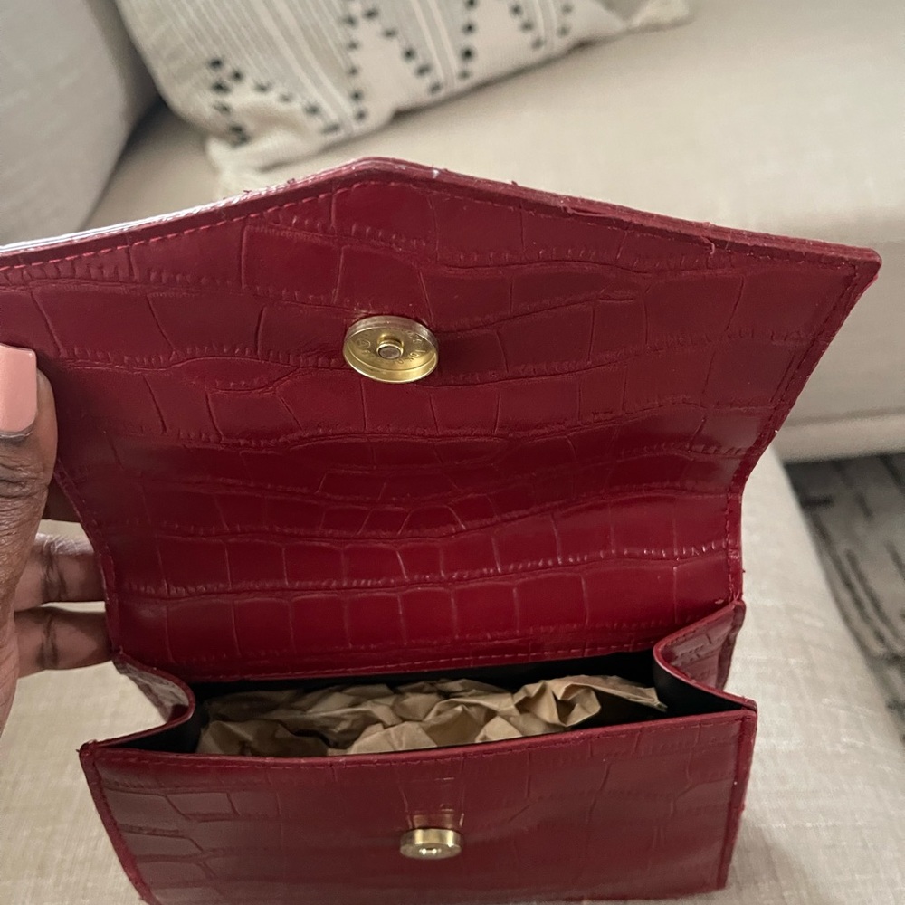 Small reddish handbag - Picture 4 of 6